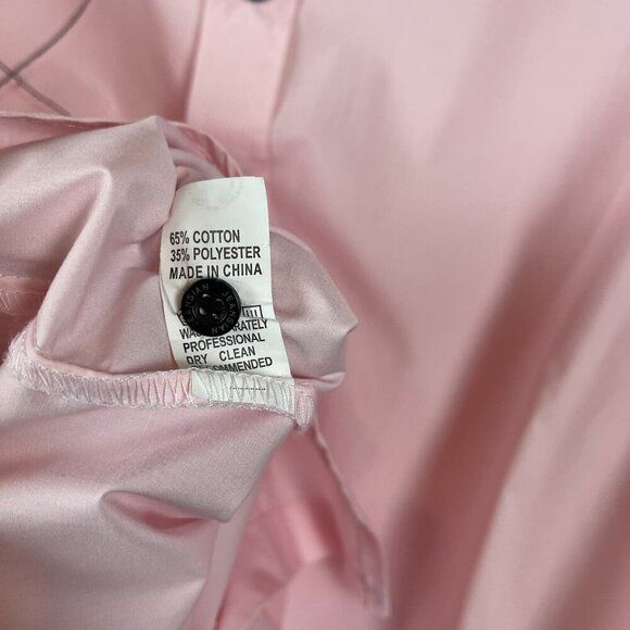 Jeansian Men Button-Up Pink Long-Sleeve Shirt Size L - Picture 4 of 6